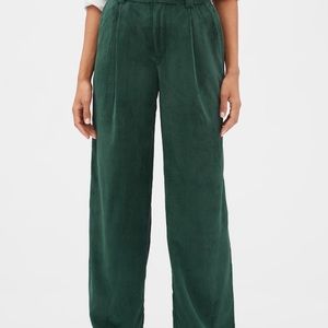 SOLD -High Rise Wide Leg Corduroy Pants